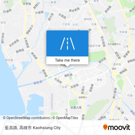 藍昌路 map