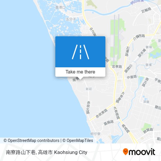 南寮路山下巷 map