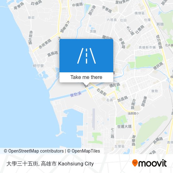 大學三十五街地圖