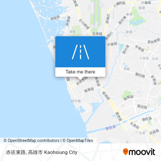 赤崁東路 map