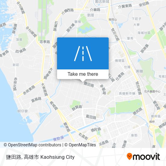 鹽田路地圖