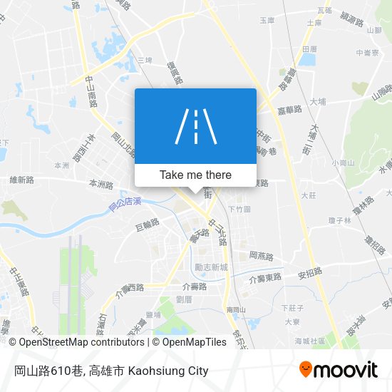 岡山路610巷 map