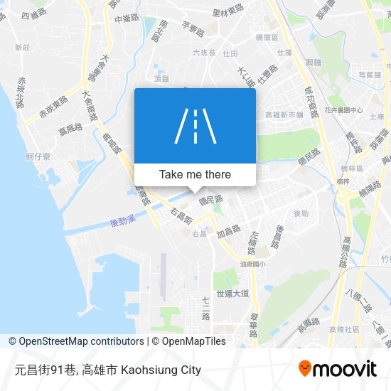 元昌街91巷地圖