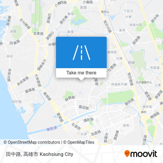 田中路地圖