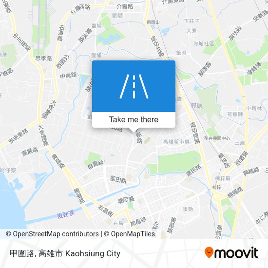 甲圍路 map