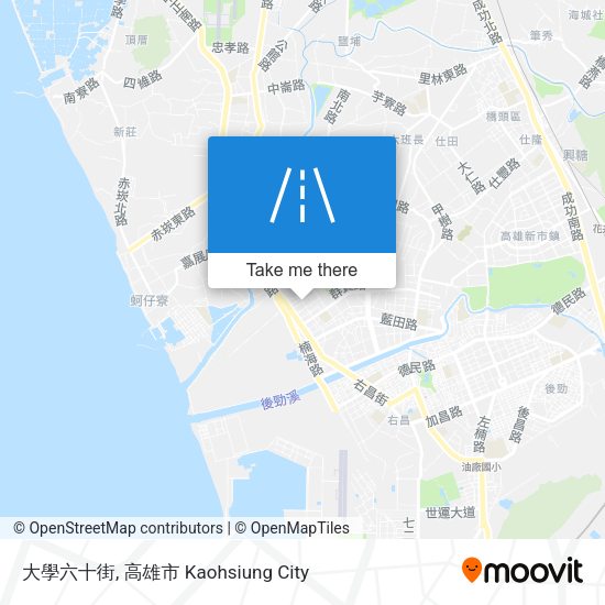 大學六十街 map