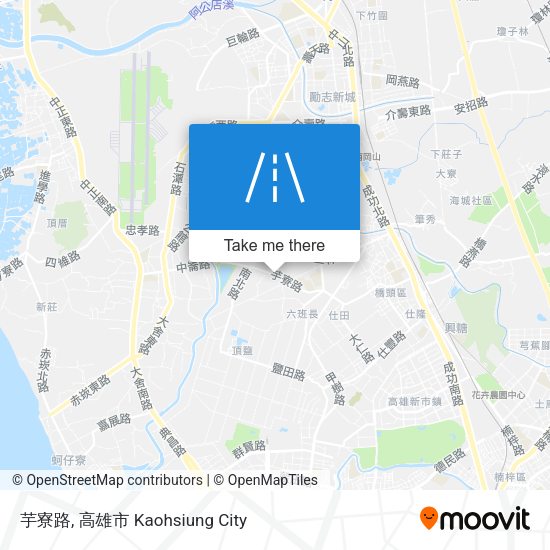 芋寮路 map