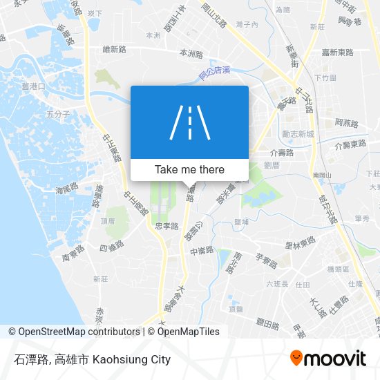 石潭路 map