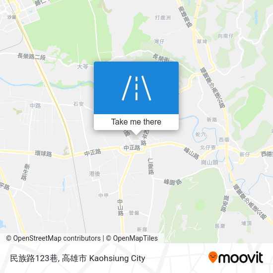 民族路123巷地圖