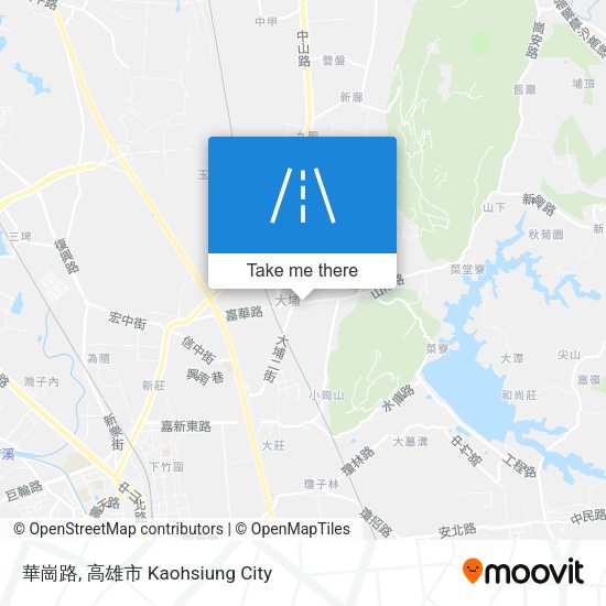 華崗路 map