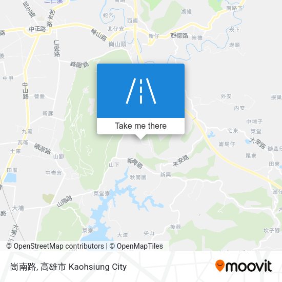 崗南路地圖