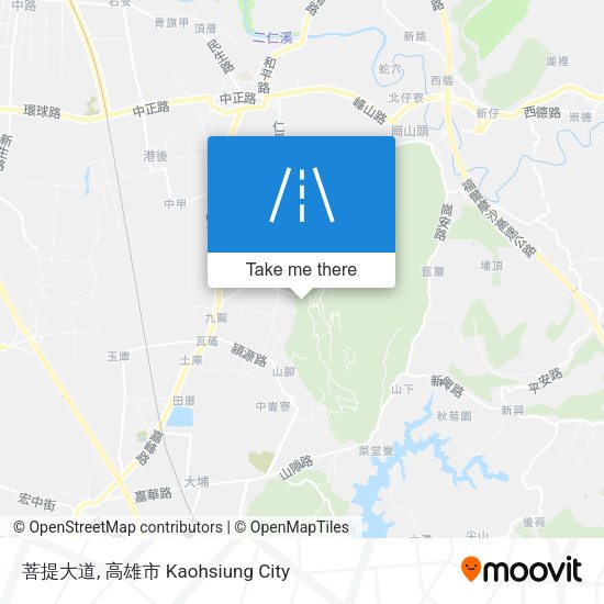 菩提大道 map