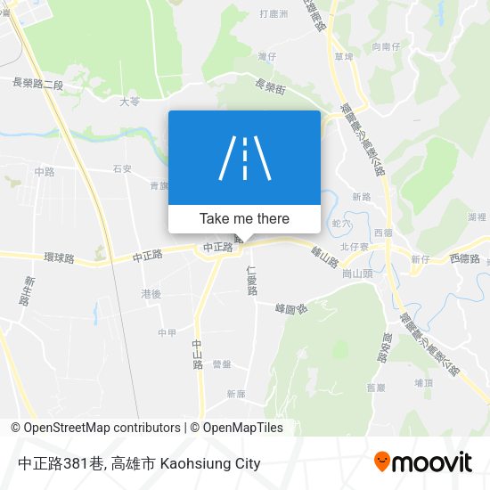 中正路381巷 map