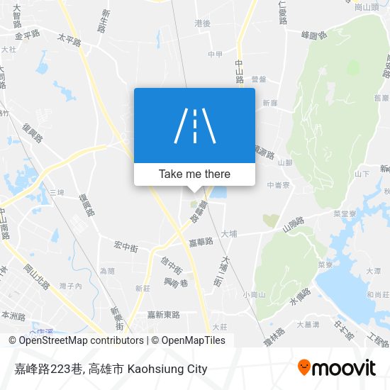 嘉峰路223巷地圖