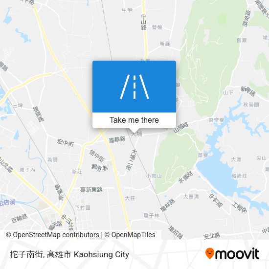 拕子南街地圖