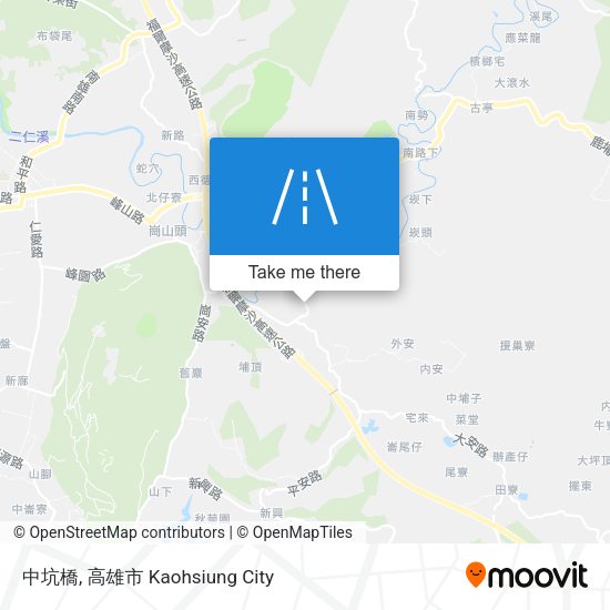 中坑橋 map
