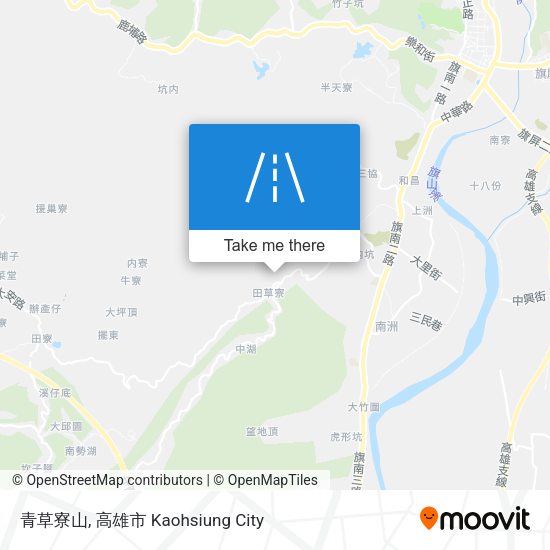 青草寮山 map
