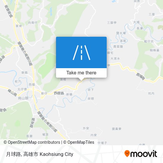 月球路地圖