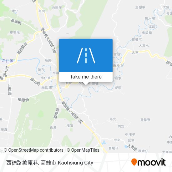 西德路糖廠巷 map