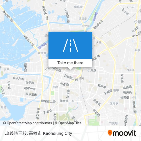 忠義路三段 map