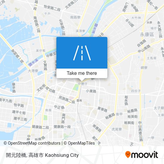 開元陸橋 map