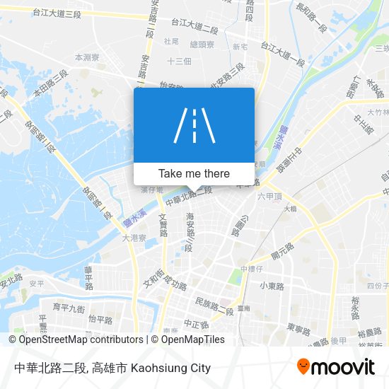 中華北路二段地圖