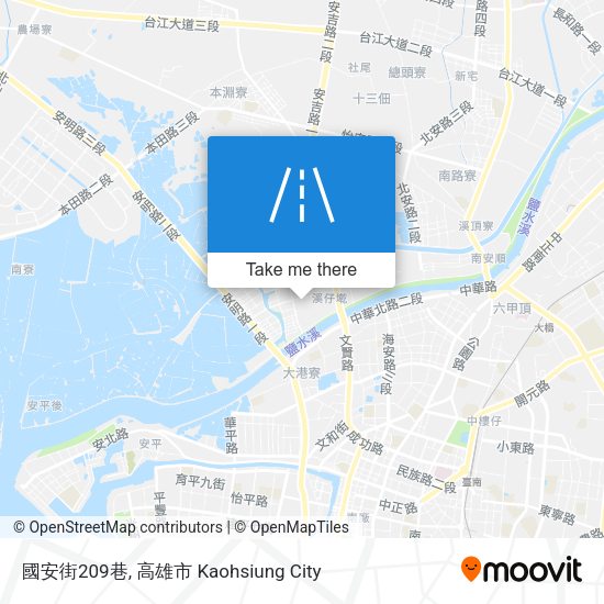 國安街209巷 map