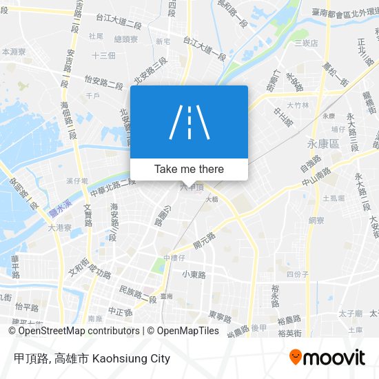 甲頂路 map