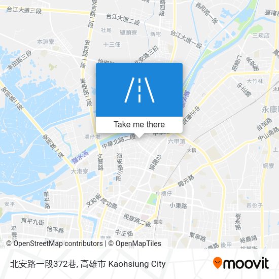 北安路一段372巷地圖