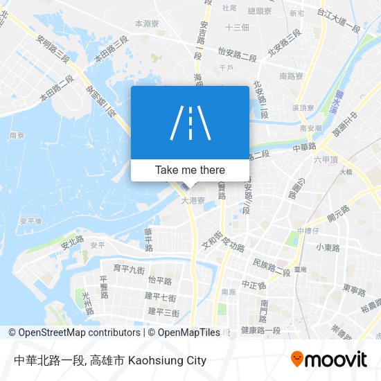中華北路一段 map
