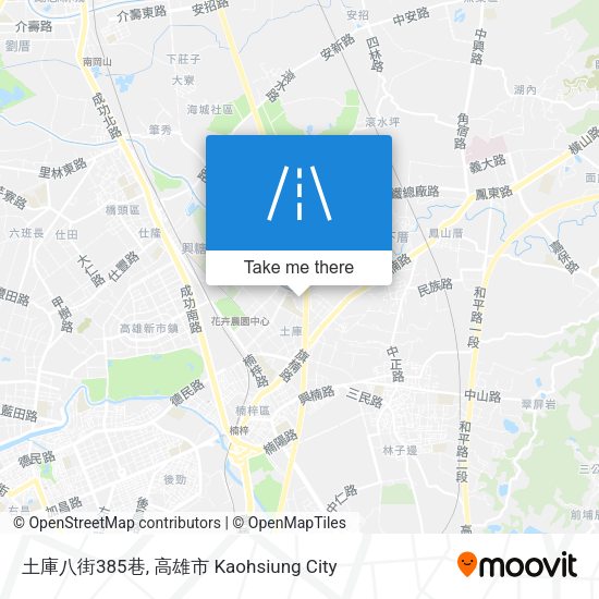 土庫八街385巷地圖