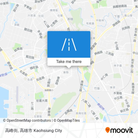 高峰街地圖