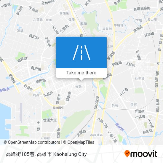 高峰街105巷 map