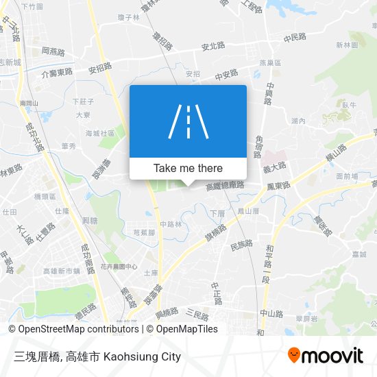 三塊厝橋 map