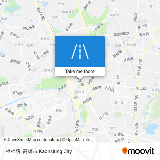 楠梓路 map