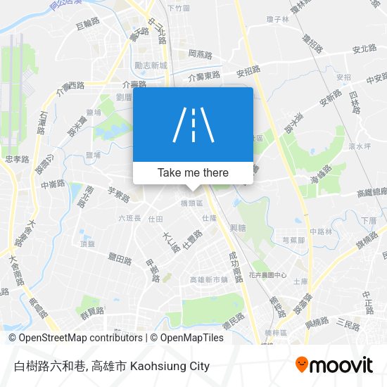 白樹路六和巷地圖