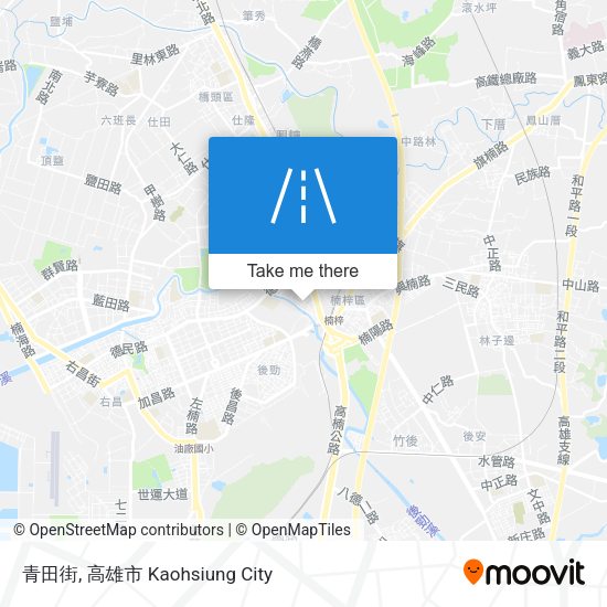青田街 map