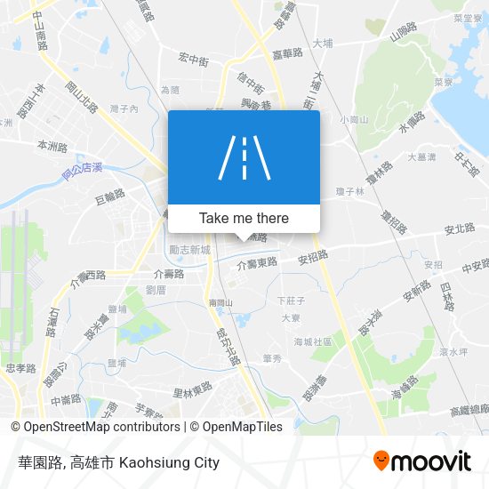 華園路 map