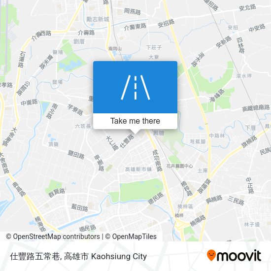 仕豐路五常巷 map