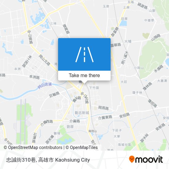 忠誠街310巷 map