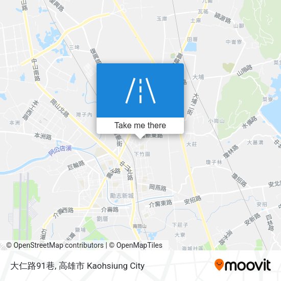 大仁路91巷 map