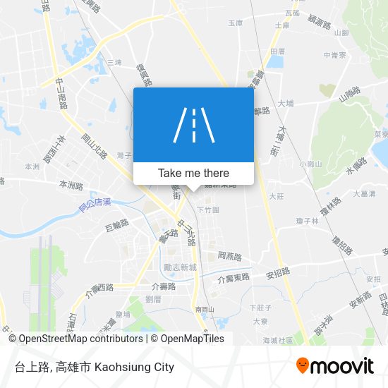 台上路 map