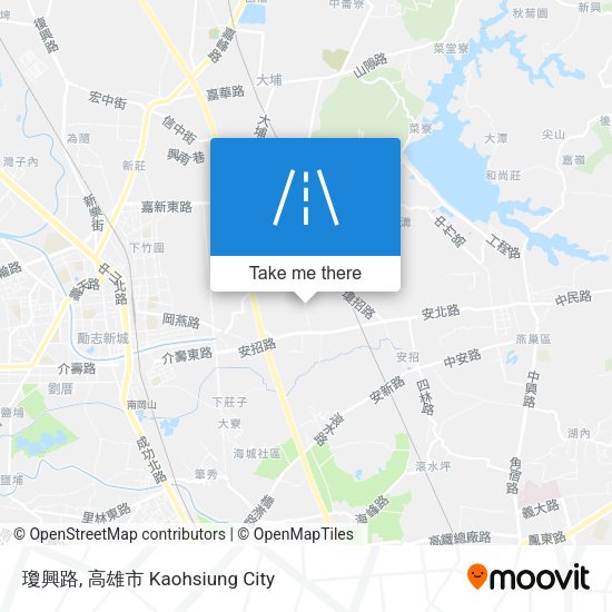 瓊興路地圖