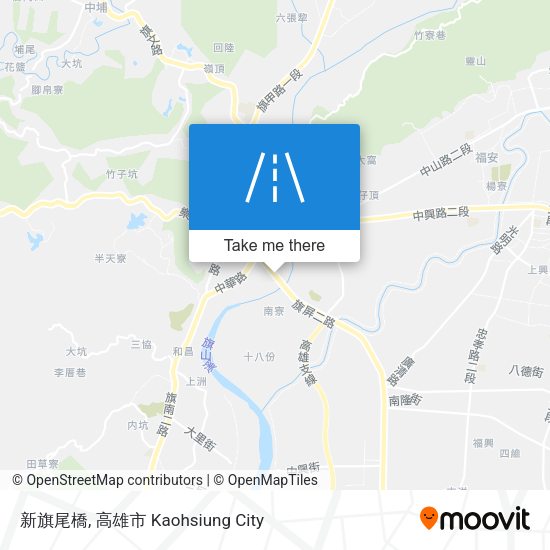新旗尾橋地圖