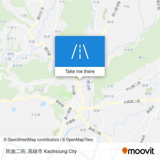 民族二街地圖