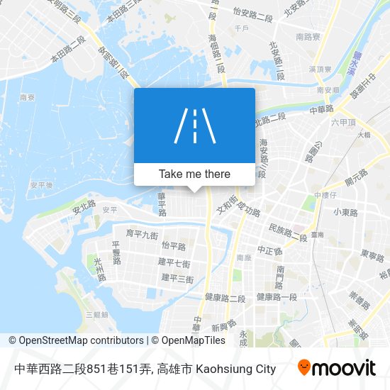 中華西路二段851巷151弄地圖