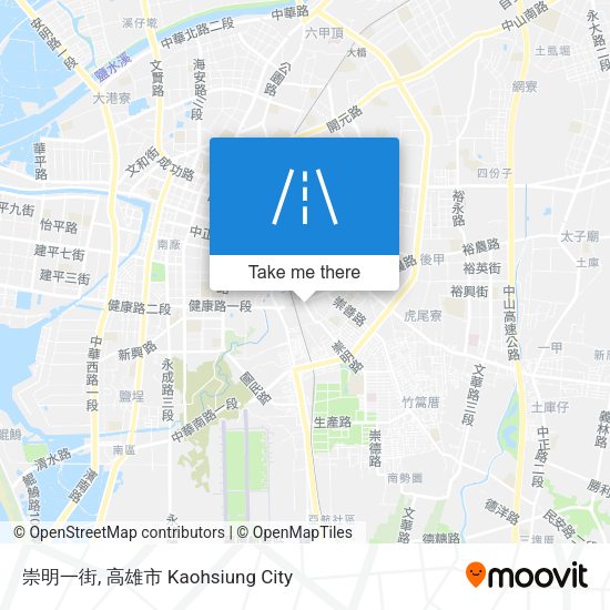 崇明一街地圖