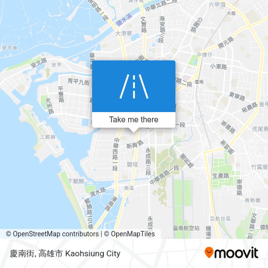 慶南街 map