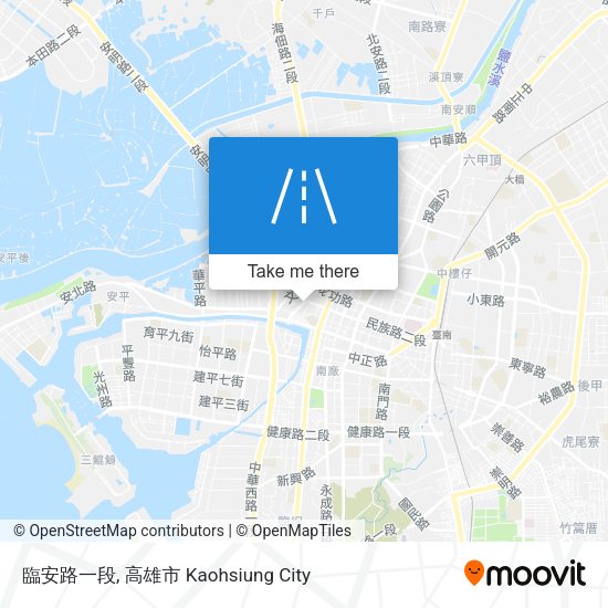 臨安路一段 map