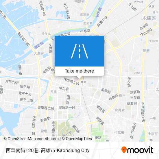 西華南街120巷地圖
